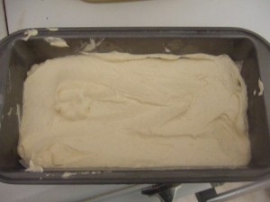 That\'s a nice thick batter going into the oven