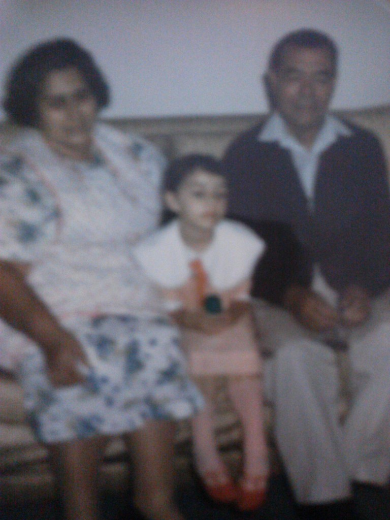 My grandparents and me.  